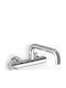 Eurorama Tonda Kitchen Faucet Wall Silver