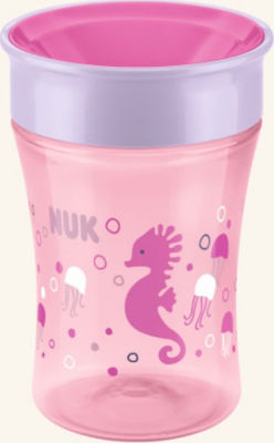 Nuk Baby & Toddler Cups Magic Cup made of Plastic Pink 1pcs 250ml for 8m+m+