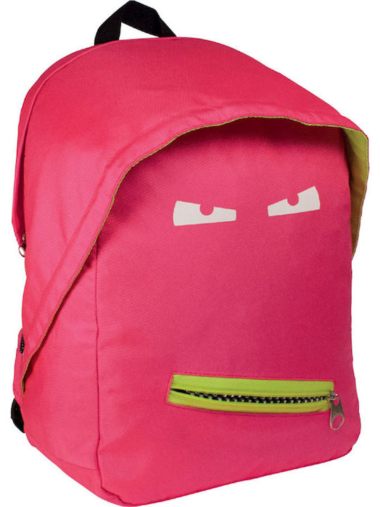 Must Face Pink School Bag Backpack Elementary, Elementary in Pink color