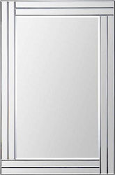 Καθρέπτης Τοίχου με Γυάλινο Πλαίσιο 80x60cm