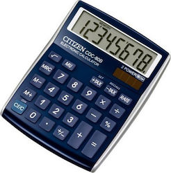 Citizen CDC-80 Calculator Accounting 8 Digits in Blue Color