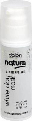 Dalon Λευκή Face Moisturizing / Cleansing / Firming Mask with Clay 150ml