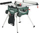 Metabo TS 36-18 LTX BL 254 Δισκοπρίονο Πάγκου Μπαταρίας με Δίσκο Κοπής Διαμέτρου 254mm & Ταχύτητα Κοπής 5000rpm