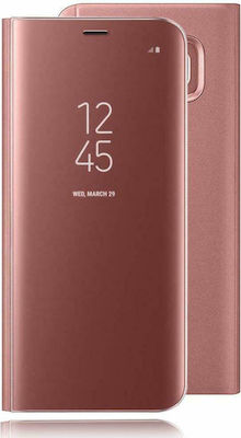 Clear View Plastic Book Rose Gold (Galaxy S7)