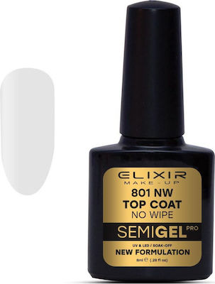 Elixir Semigel 801 No Wipe Deckschicht für Gel-Nagellacke 8ml 842-801nw