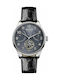 Ingersoll Watch Chronograph Automatic with Black Leather Strap I04604