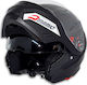 STR Dynamic Flip-Up Helmet with Sun Visor ECE 22.05 Matt Black 23775