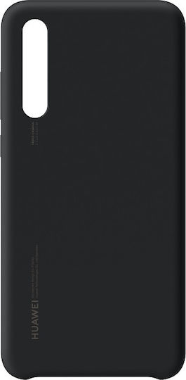 Huawei Silicon Cover Back Cover Σιλικόνης Μαύρο (Huawei P20)