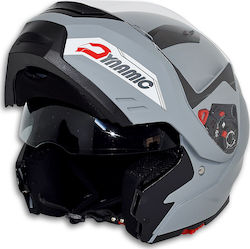 STR Dynamic Flip-Up Helmet with Sun Visor ECE 22.05 Matt Grey 23778