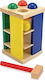 Melissa & Doug Hammer Toy Pound and Roll Tower Toy made of Wood for 24++ Months