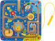 Goki Βρεφικό Παιχνίδι Magnetic Maze Board Space από Ξύλο