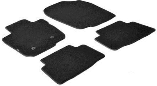 Lampa Set of Front and Rear Mats 4pcs for Toyota RAV 4 2006-2010 Black