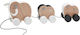 Kids Concept Συρόμενο Παιχνίδι Wooden Mammoths από Ξύλο για 12+ Μηνών