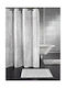 Guy Laroche Wall Κουρτίνα Μπάνιου Υφασμάτινη με Τρουκς 240x190 cm Cement