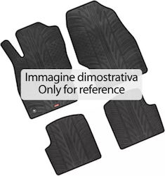 Lampa Set of Front and Rear Mats Tray Type 4pcs from Rubber for Opel Astra Black