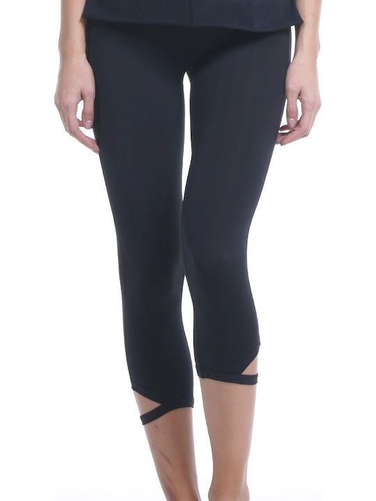031839 Schulung Frauen Capri Leggings Schwarz