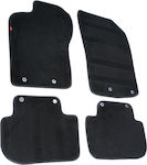 Lampa Set of Front and Rear Mats 4pcs from Carpet Black