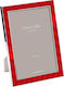 Addison Ross Red Enamel Κορνίζα Ασημένια