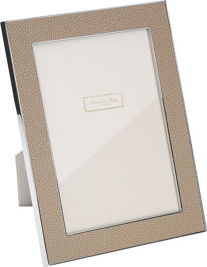 Addison Ross Shagreen Sand Silver Photo Frame
