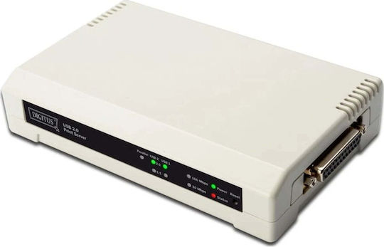 Digitus DN-13006-1 Server de imprimare Ethernet / USB / Parallel