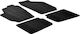 Lampa Set of Front and Rear Mats 4pcs Tray Type for Skoda Roomster Black