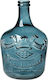 Espiel Damajuana Merlot Glass Wine Decanter 30cm Turquoise 4000ml