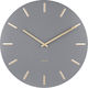 Karlsson Charm Grey 45cm Wall Clock Metallic Gray Ø45cm