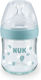 Nuk Glasflasche Nature Sense Gegen Koliken mit Silikonsauger für 0-6 Monate Green Prospekte 120ml 1Stück 10.747.090