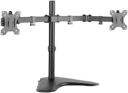 LogiLink Schreibtisch Ständer für 2 Bildschirme bis zu 32" mit Arm (BP0045)