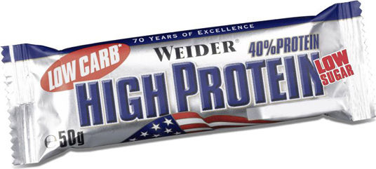 Weider High Protein Μπάρα με 40% Πρωτεΐνη & Γεύση Stracciatella 50gr