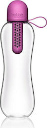 Bobble Infuse Sport Plastic Water Bottle with Filter 590ml Transparent