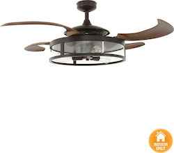 Fanaway Classic 122см Тавани Вентилатор с Осветление Rubbed Bronze