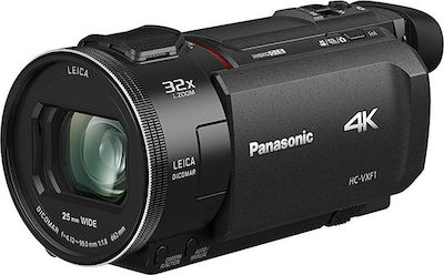 Panasonic Βιντεοκάμερα 4K UHD @ 25fps HC-VXF1 Αισθητήρας MOS Αποθήκευση σε Κάρτα Μνήμης με Οθόνη Αφής 3" και HDMI / WiFi / USB 2.0