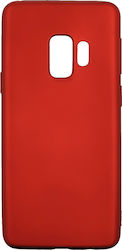 Senso Soft Touch Silicone Back Cover Red (Galaxy S9)