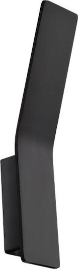 Aca Zen Modern Leuchte Wand mit Integrierter LED und Warmweißes Licht Schwarz 7x3.5x34cm
