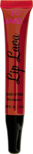 Revolution Beauty I Heart Lip Lava Liquid Lipstick Sheer Firestorm 12ml