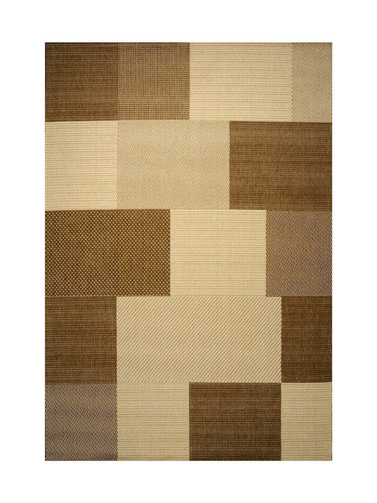 Tzikas Carpets Maestro 20658-860 Teppich Außenbereich Korbweide Braun