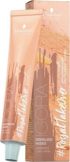 Schwarzkopf Igora Royal Disheveled Nudes Βαφή Μαλλιών 9-567 Ξανθό Πολύ Ανοιχτό Χρυσό Μαρόν Χάλκινο 60ml