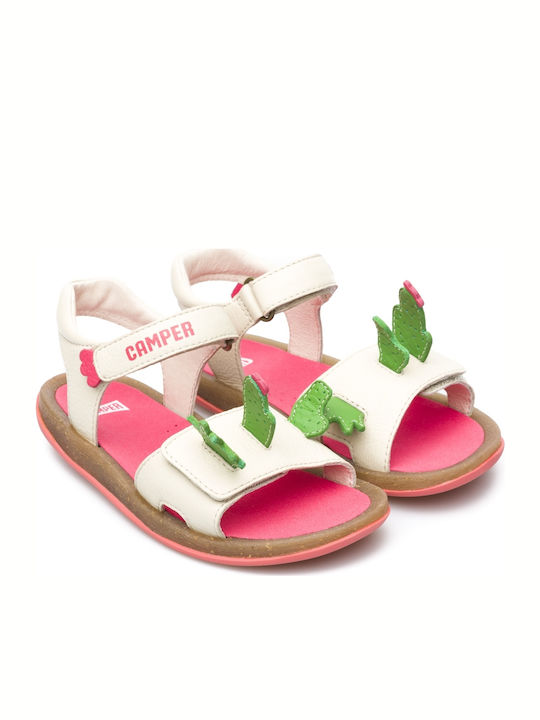 Camper Sandale Copii Twins Anatomic Albe