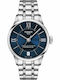 Tissot T-Classic Chemin Γυναικείο Ρολόι 32mm Αυτόματο με Ασημί Μεταλλικό Μπρασελέ