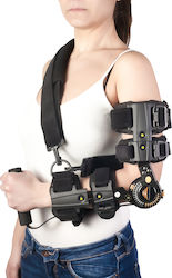 Medical Brace MB.2001 Ρυθμιζόμενος Νάρθηκας Αγκώνα Δεξιάς Πλευράς σε Μαύρο Χρώμα