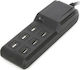 Platinet Charging Stand with 6 USB-A Ports in Black color (OL6USB15B)