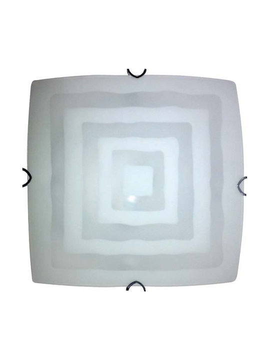 Luma Classic Glass Ceiling Light with Socket E27 23pcs White