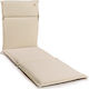 Lianos Wasserdichtes Sonnenbank-Kissen Mit Rückenlehne Beige 196x58cm