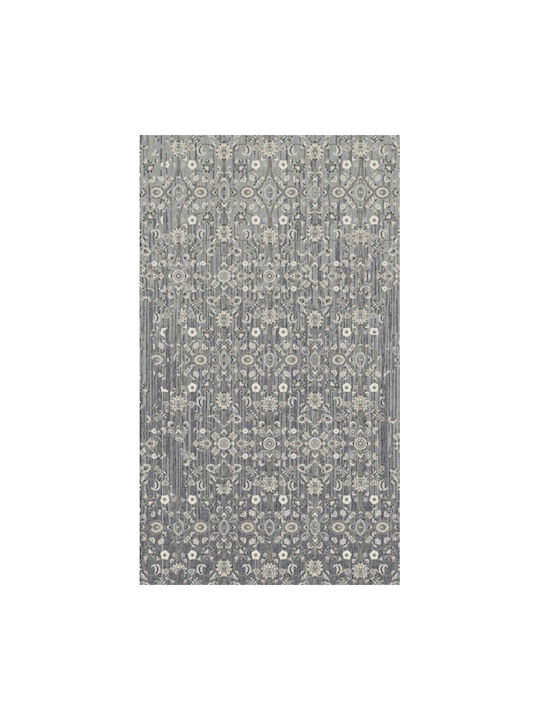 809b Grey Rug Rectangular Gray