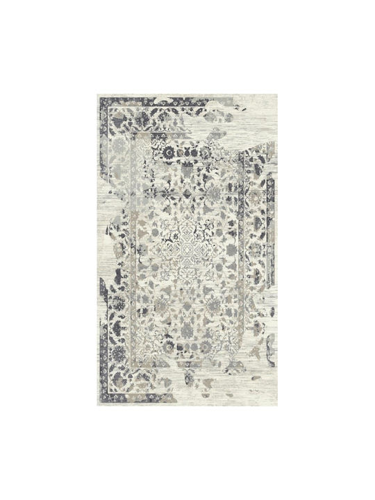 800b Grey Rug Rectangular Gray