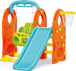 Dolu Spielplatz mit Korb 170x156x123cm. Orange