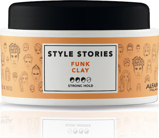 Alfaparf Milano Professional Style Stories Funk Clay Κερί για Ελαφρύ Κράτημα & Ματ Αποτέλεσμα 100ml
