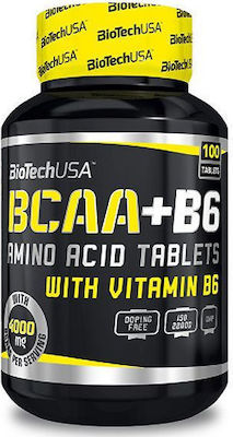 Biotech USA BCAA+B6 4000mg 100 file Necondimentat