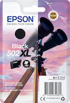 Epson 502XL Μελάνι Εκτυπωτή InkJet Μαύρο (C13T02W14010)